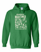 Bejezus Pullover Hoodie in Irish Green