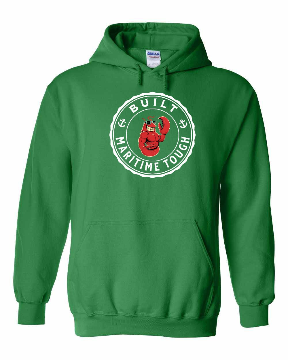 Built Maritime Tough Lobster Pullover Hoodie - Unisex