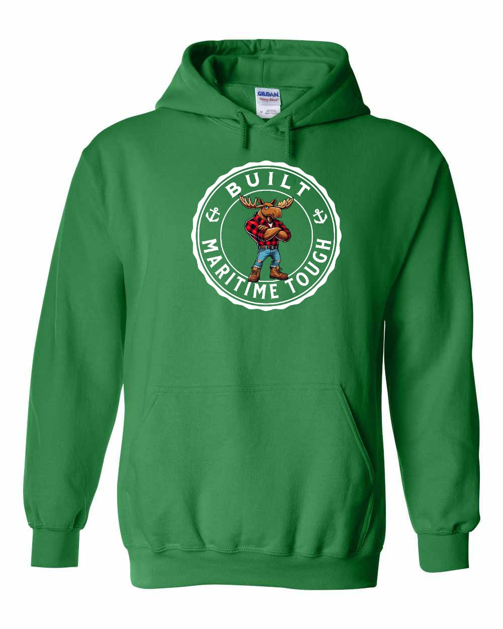 Built Maritime Tough Moose Pullover Hoodie - Unisex