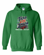 Trap Life Pullover Hoodie in Irish Green