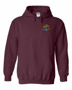 Anchored in PEI new Left Chest and Back Pullover Hoodie - Unisex