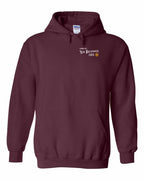 Living the NB Left Life yellow compass Left Chest pullover hoodie - Unisex