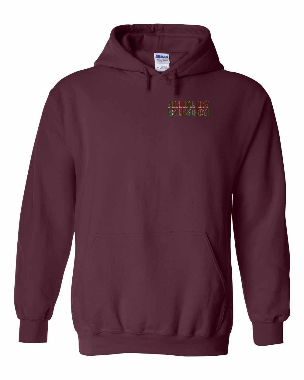 Made In PEI Tartan Left Chest pullover hoodie - Unisex