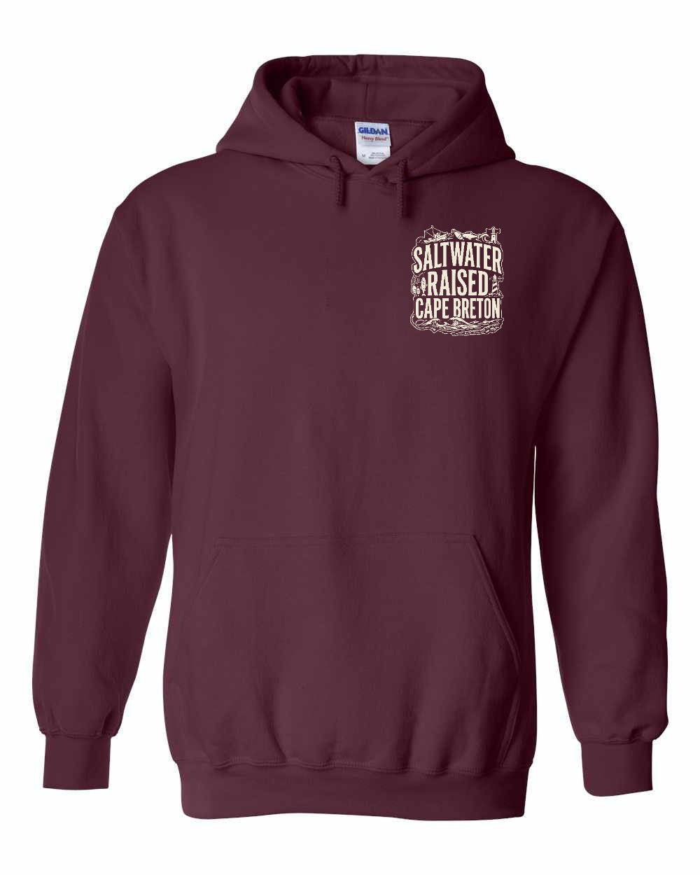 CB Saltwater Raised Folk Left Chest Pullover Hoodie - Unisex