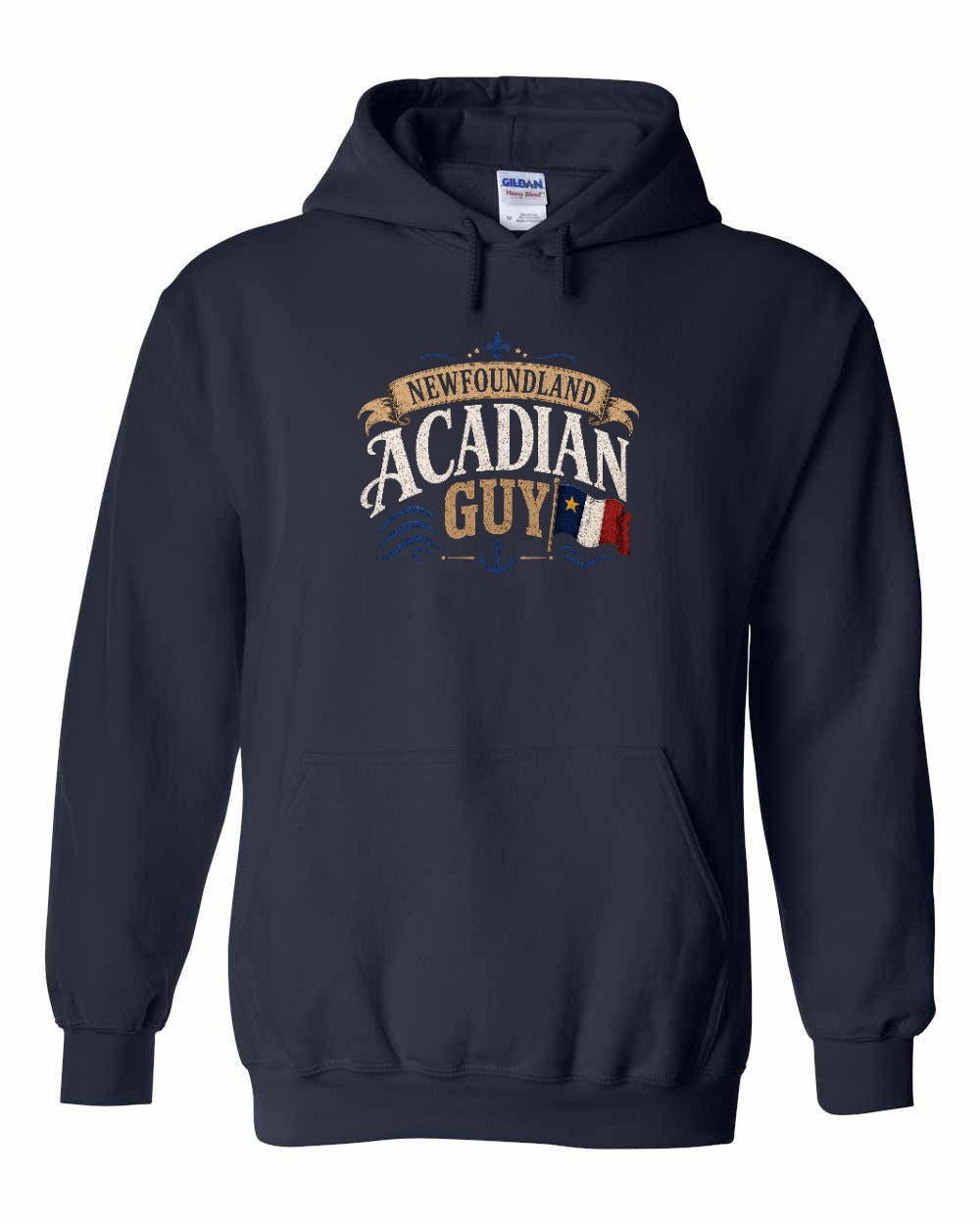 Newfoundland Guy Pullover Hoodie in Navy