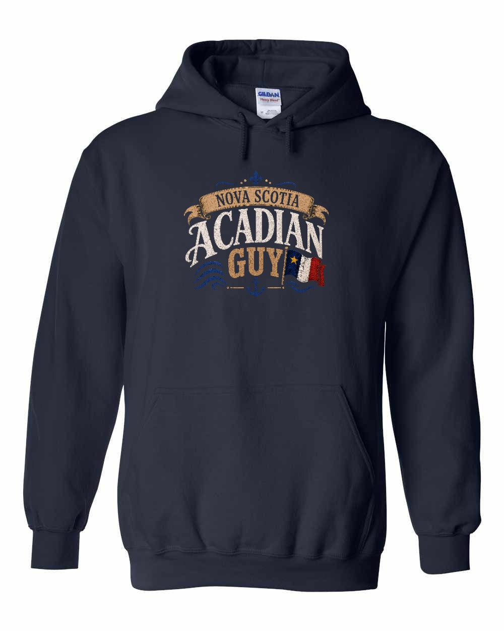 Nova Scotia Guy Pullover Hoodie in Navy