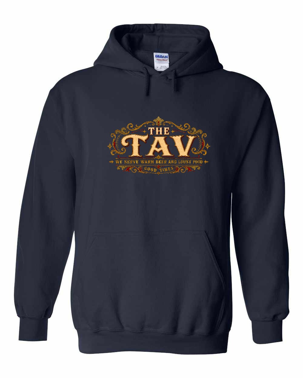 The Tav Garment Pullover Hoodie in Navy