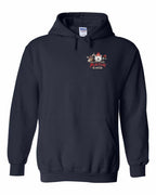 We Tried Nice New Left Chest and Back Pullover Hoodie in Navy
