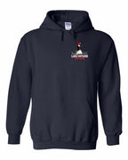 Lake Patrol Left Chest and Back Pullover Hoodie in Navy