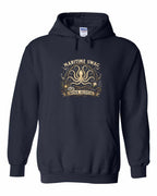 Ms Octopus Pullover Hoodie in Navy