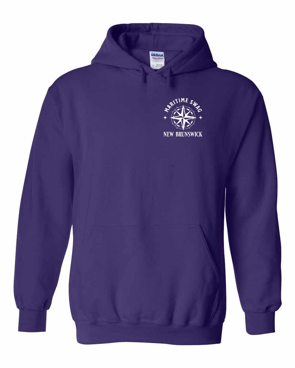 Maritime Swag Compass NB Left Chest pullover hoodie - Unisex