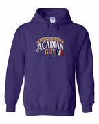 Newfoundland Guy Pullover Hoodie in Purple