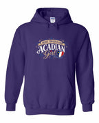 Pei Acadian Girl Pullover Hoodie in Purple