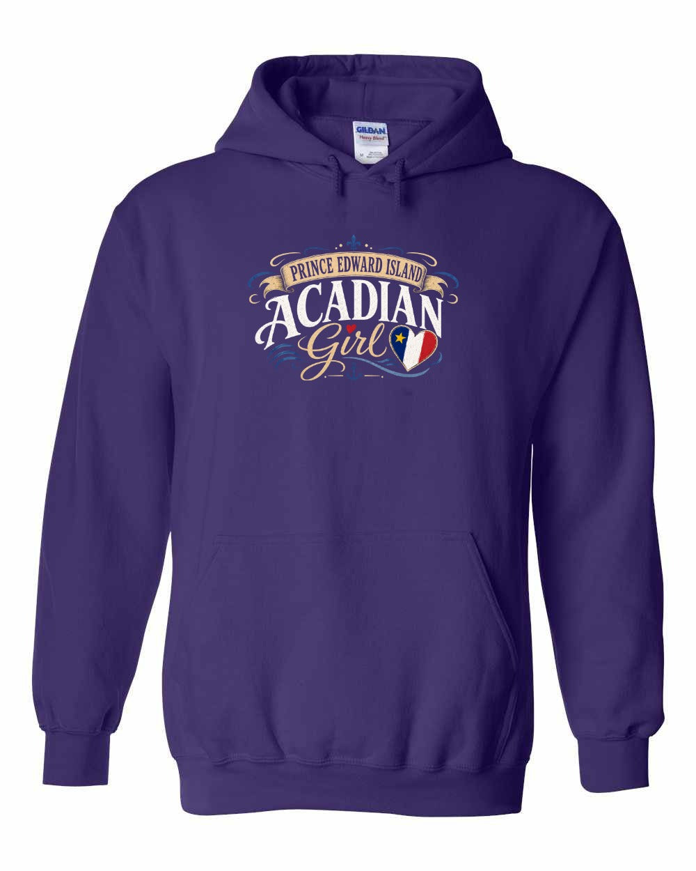 Pei Girl Garment Pullover Hoodie in Purple