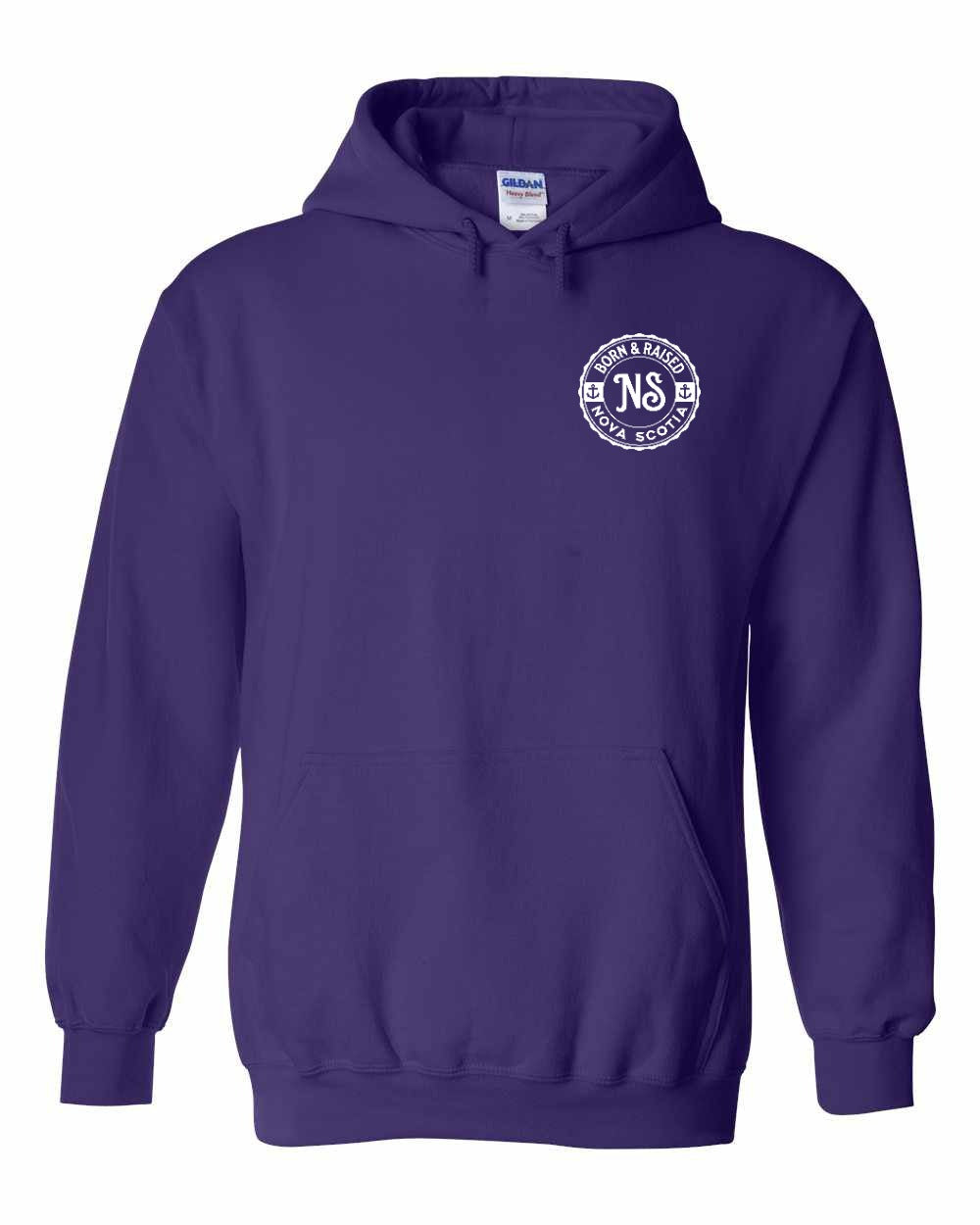 Born & Raised NS Left Chest and Back Pullover Hoodie - Unisex