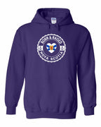 Born and Raised NS Heart Flag Pullover Hoodie - Unisex