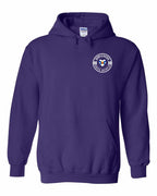 Born and Raised NS Heart Flag Left Chest & Back Pullover Hoodie - Unisex
