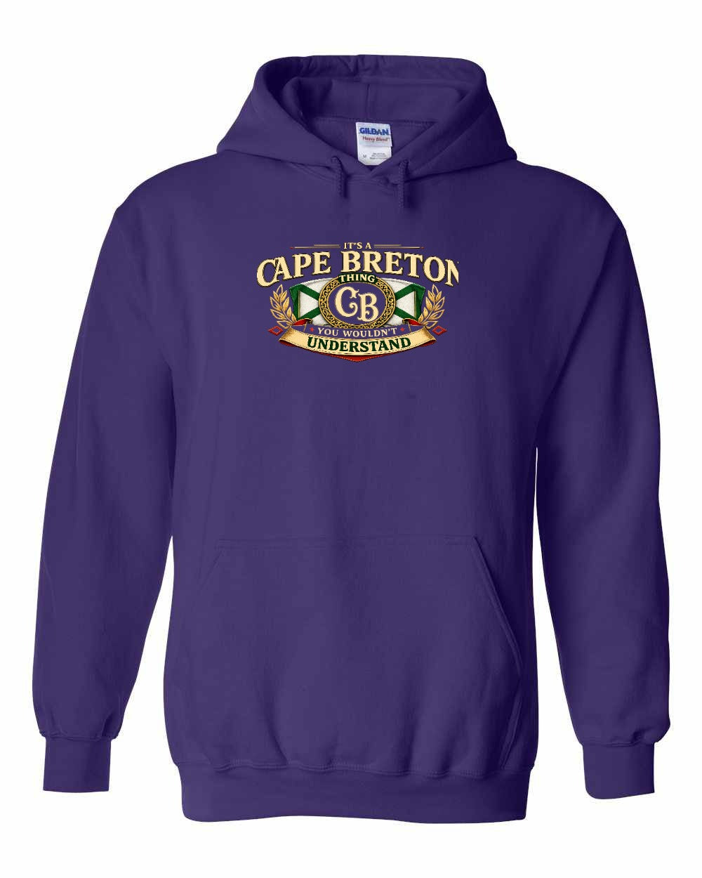 Cb Understand Pullover Hoodie in Purple