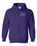 A piece of my Heart NB tartan heart Left Chest and Back Pullover Hoodie - Unisex