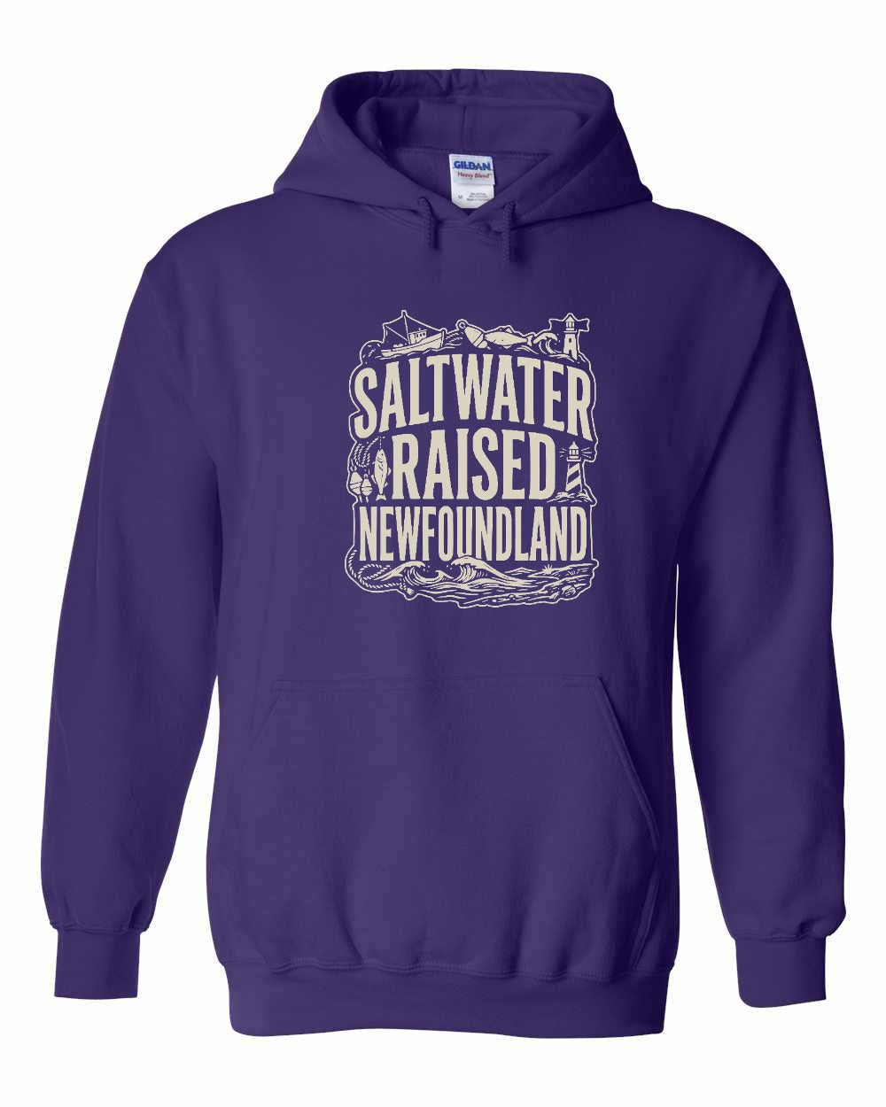 NFLD Saltwater Raised Folk Pullover Hoodie - Unisex