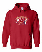 Nb Acadian Girl Pullover Hoodie in Red