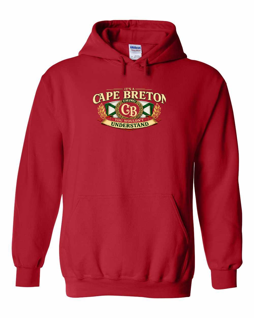 Cb Understand Pullover Hoodie in Red