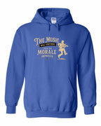 Muisic Will Continue Fiddle Pullover Hoodie in Royal