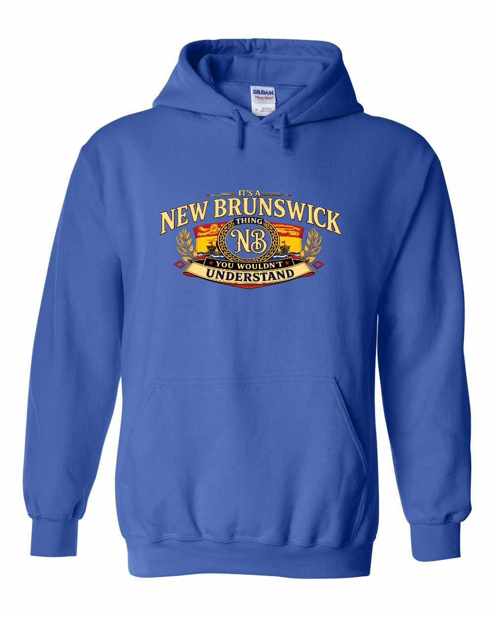 Nb Understand Full Front Pullover Hoodie in Royal