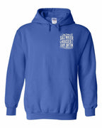 CB Saltwater Raised Folk Left Chest and Back Pullover Hoodie - Unisex