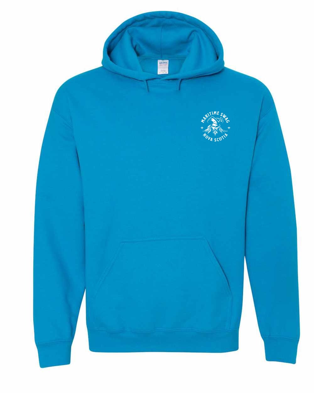 Maritime Swag NS Pirate Pullover Hoodie Left Chest and Back - Unisex