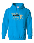 Muisic Will Continue Fiddle Pullover Hoodie in Sapphire
