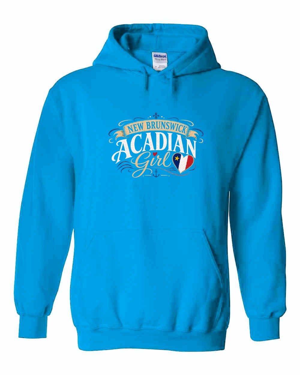 Nb Acadian Girl Pullover Hoodie in Sapphire