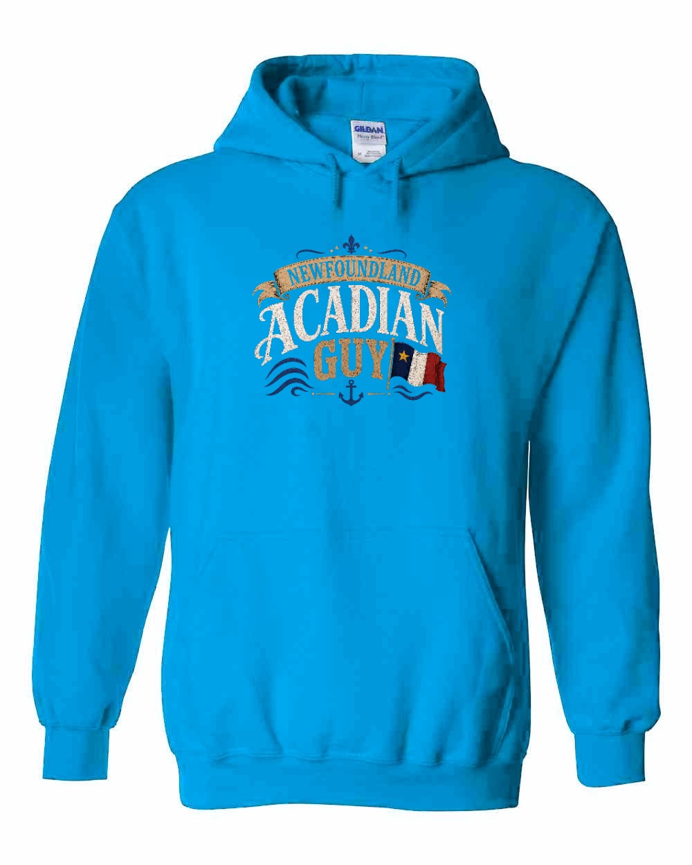 Newfoundland Guy Pullover Hoodie in Sapphire