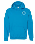 Born and Raised NFLD Heart Flag Left Chest & Back Pullover Hoodie - Unisex
