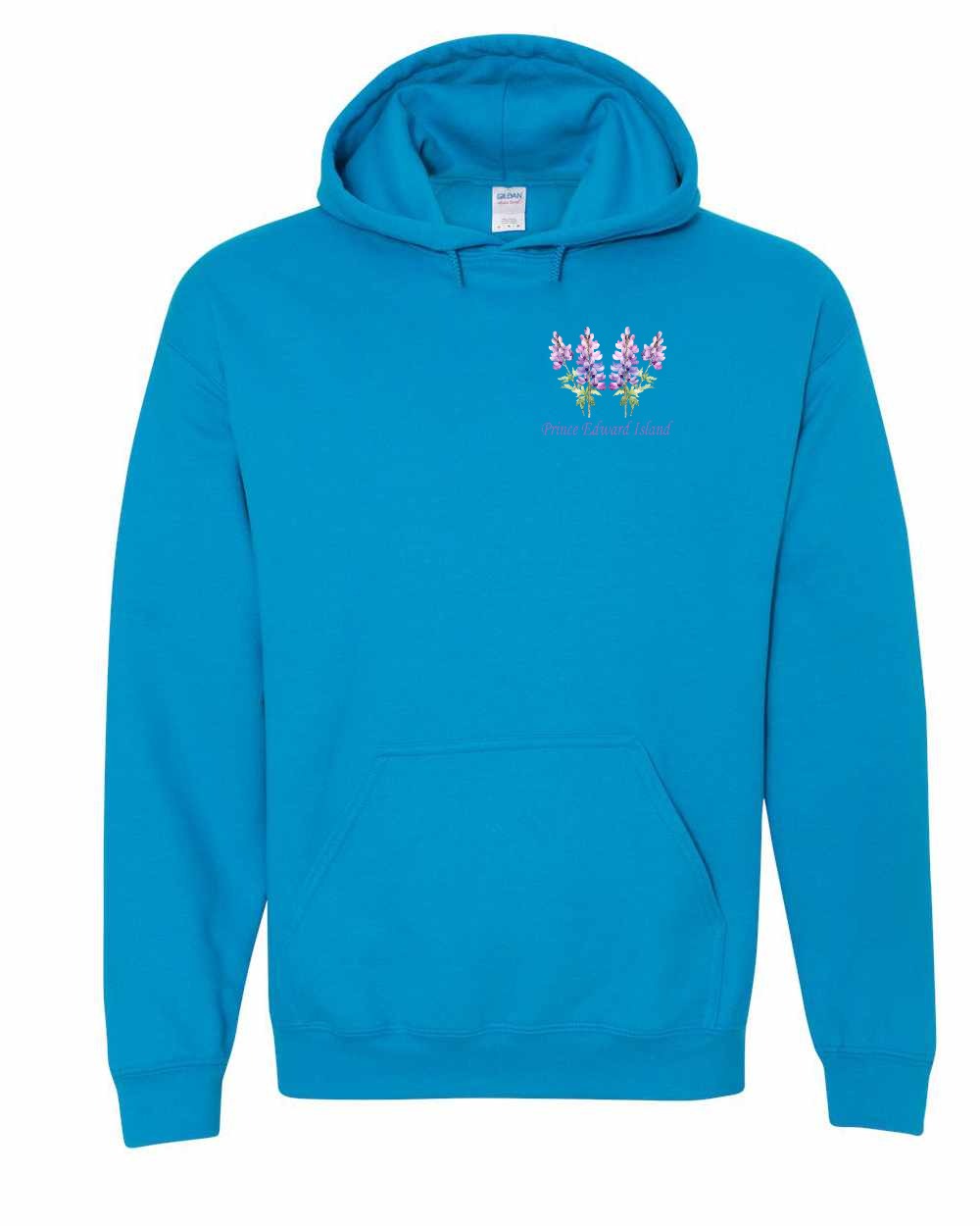 PEI Lupins Left Chest pullover hoodie - Unisex