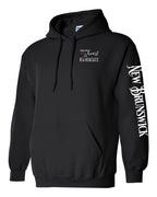 A piece of my Heart NB tartan heart Left Chest and Sleeve Pullover Hoodie - Unisex