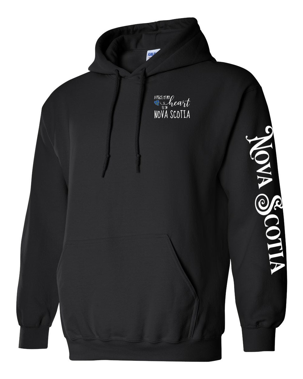 A piece of my heart NS tartan Left Chest and Sleeve Pullover Hoodie - Unisex