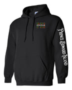 PEI Saltwater Raised Left Chest and Sleeve Pullover Hoodie - Unisex