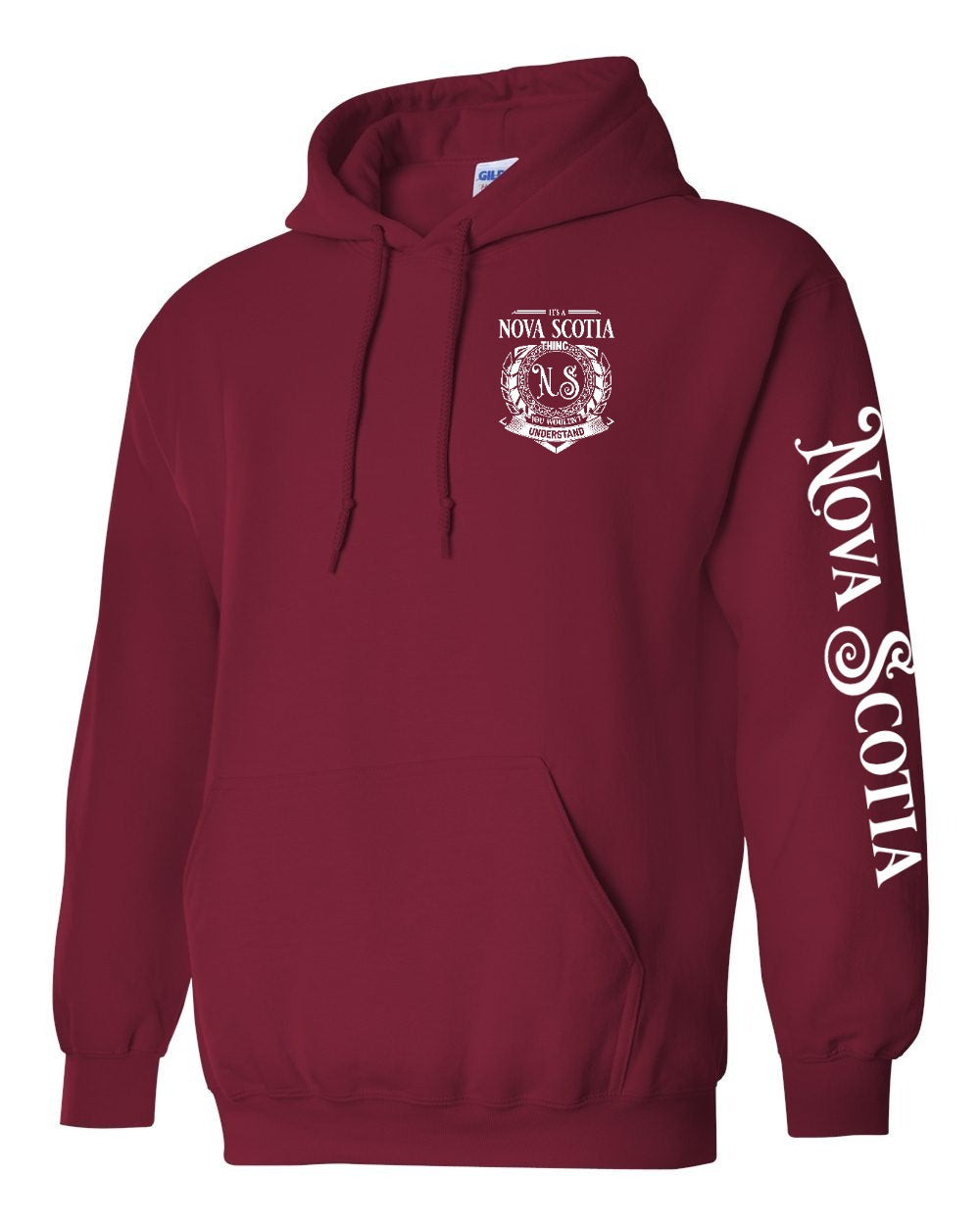 It's a NS thing Left Chest and Sleeve Pullover Hoodie - Unisex