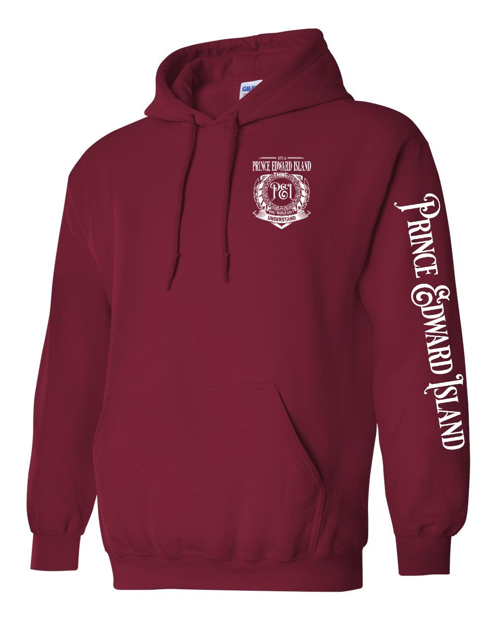 It's a PEI thing Left Chest and Sleeve Pullover Hoodie - Unisex