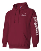 A piece of my Heart NB tartan heart Left Chest and Sleeve Pullover Hoodie - Unisex