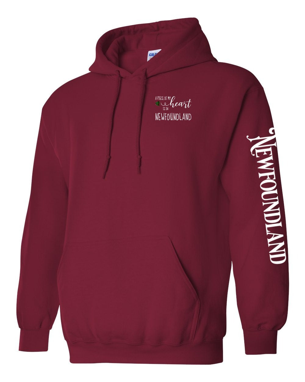 A piece of my heart NFLD tartan Left Chest and Sleeve pullover - Unisex