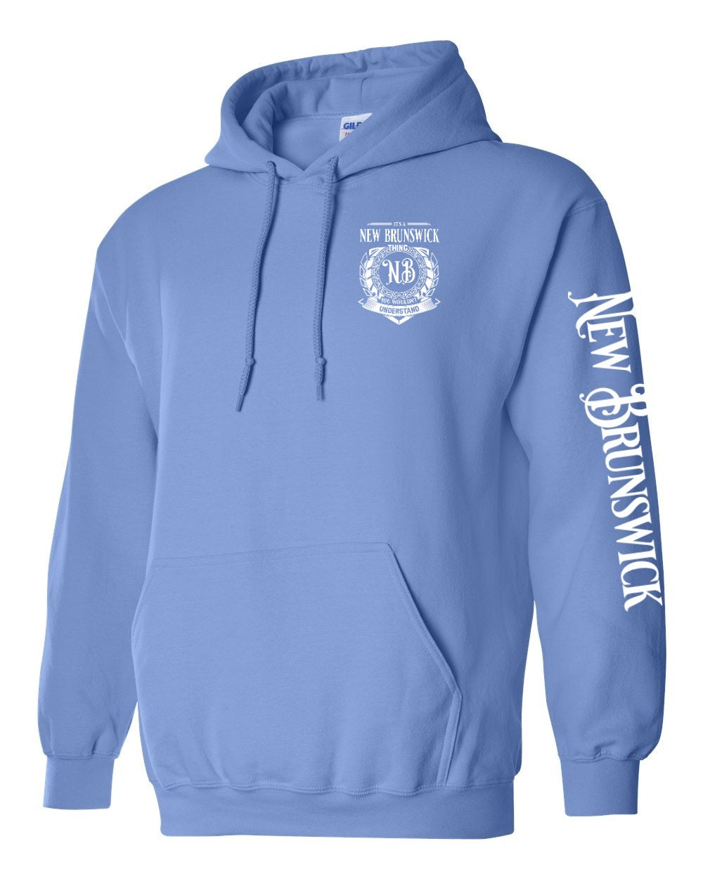 It's a NB thing Left Chest and Sleeve Pullover Hoodie - Unisex