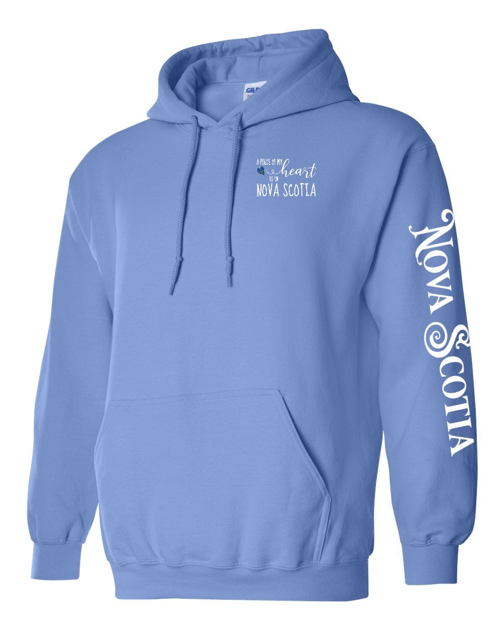 A piece of my heart NS tartan Left Chest and Sleeve Pullover Hoodie - Unisex