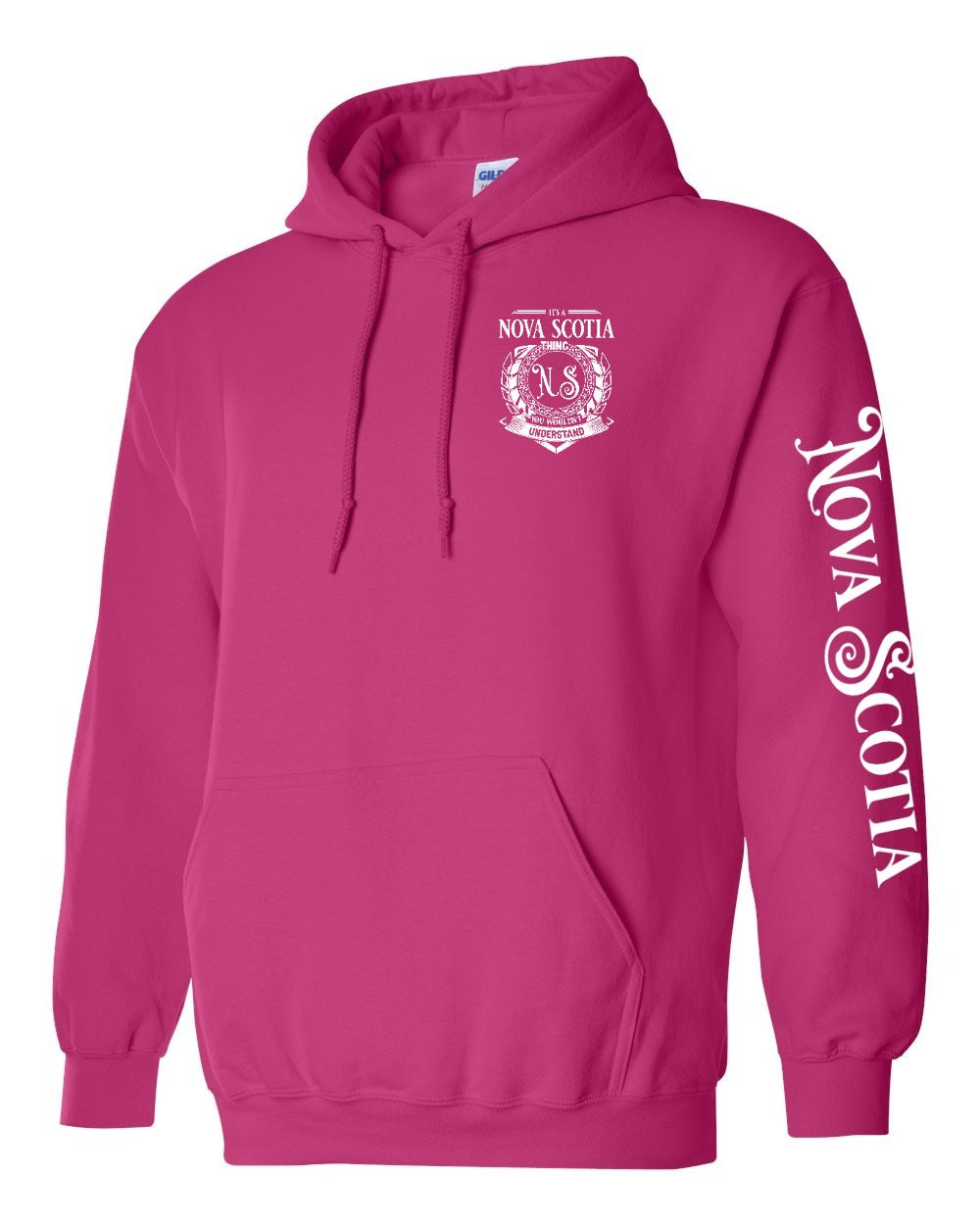 It's a NS thing Left Chest and Sleeve Pullover Hoodie - Unisex