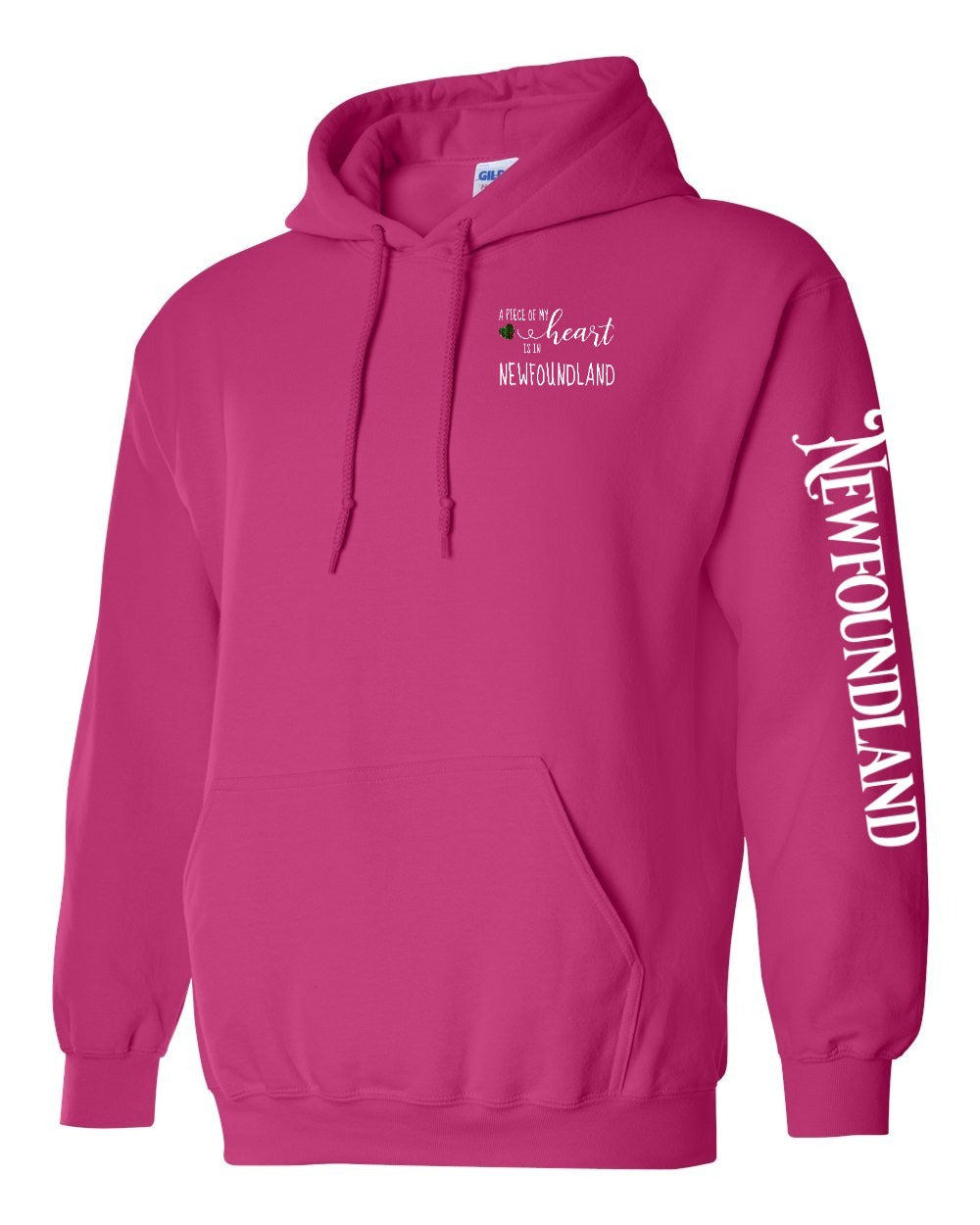 A piece of my heart NFLD tartan Left Chest and Sleeve pullover - Unisex