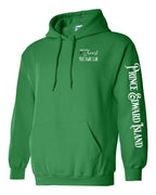 A piece of my Heart PEI Tartan Left Chest and Sleeve Pullover Hoodie - Unisex
