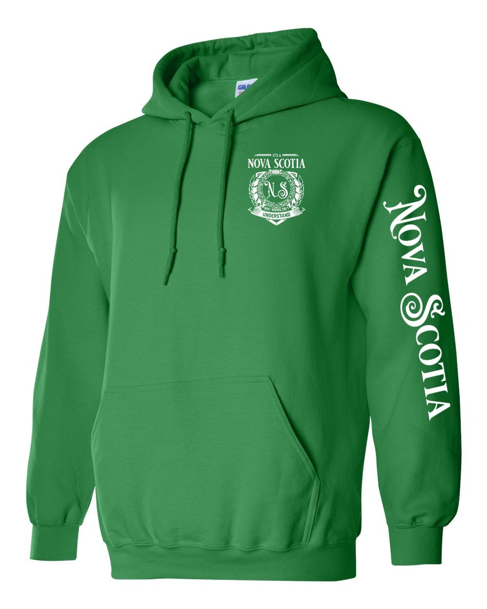 It's a NS thing Left Chest and Sleeve Pullover Hoodie - Unisex