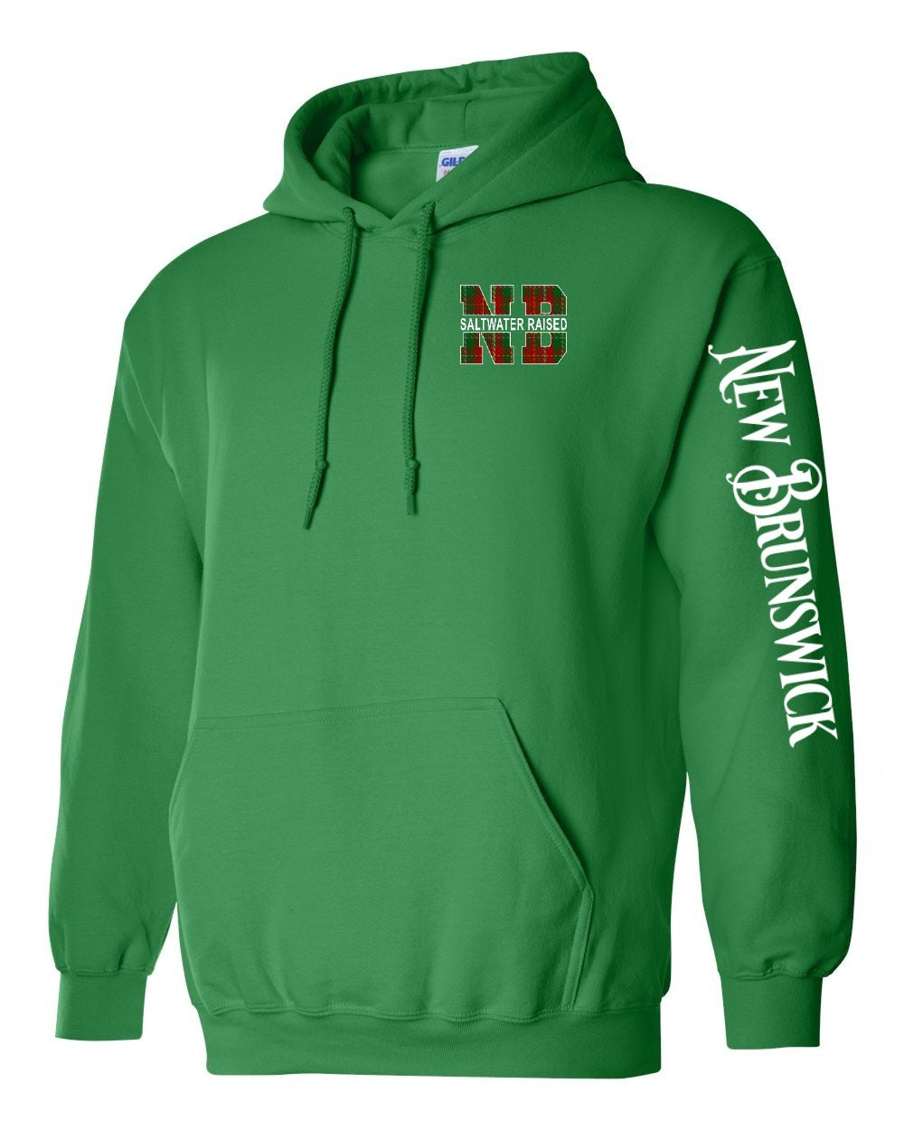 Saltwater Raised NB Left Chest and Sleeve Pullover Hoodie - Unisex