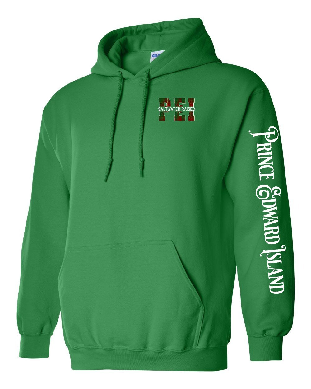 PEI Saltwater Raised Left Chest and Sleeve Pullover Hoodie - Unisex